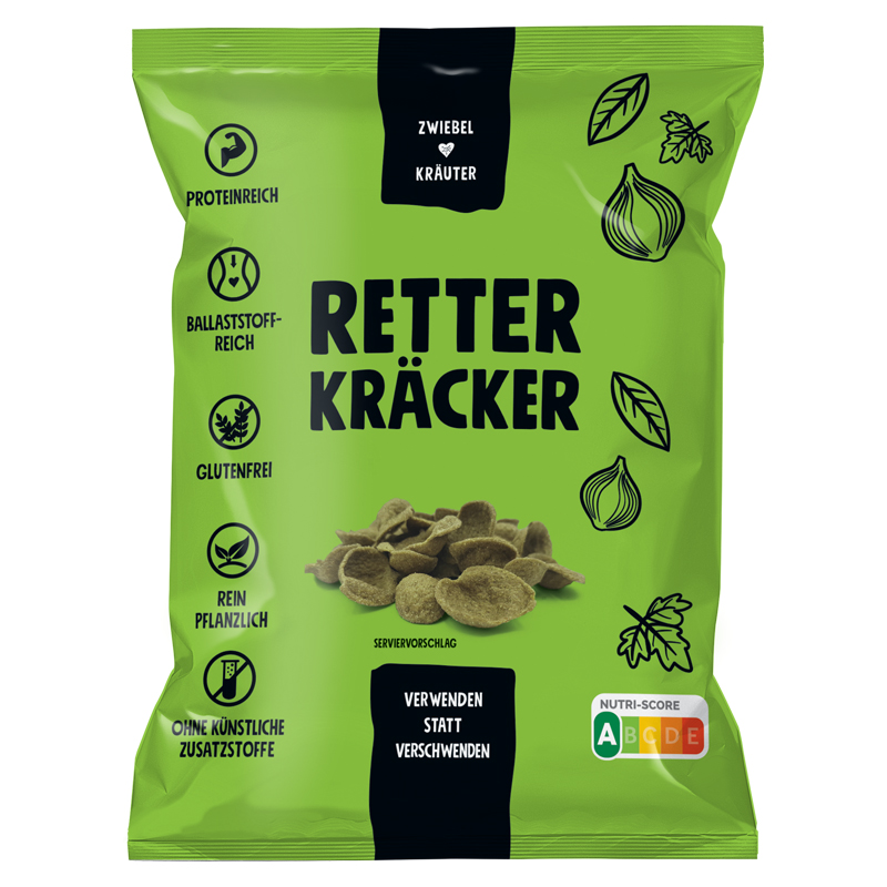 Zero Bullshit Retter Kräcker Zwiebel & Kräuter