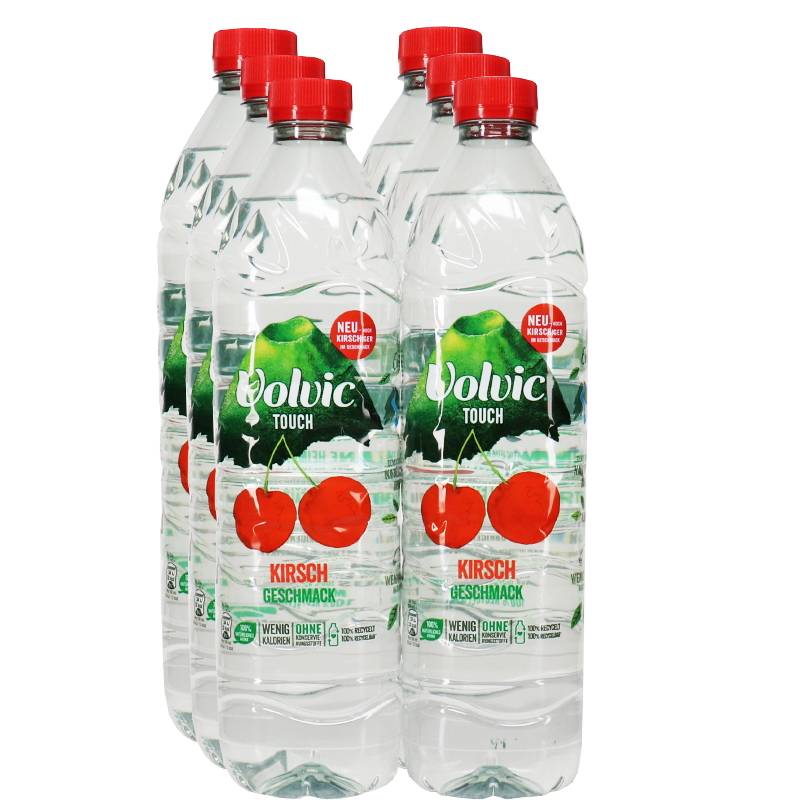 Volvic Touch Kirsche, 6er Pack (EINWEG) zzgl. Pfand