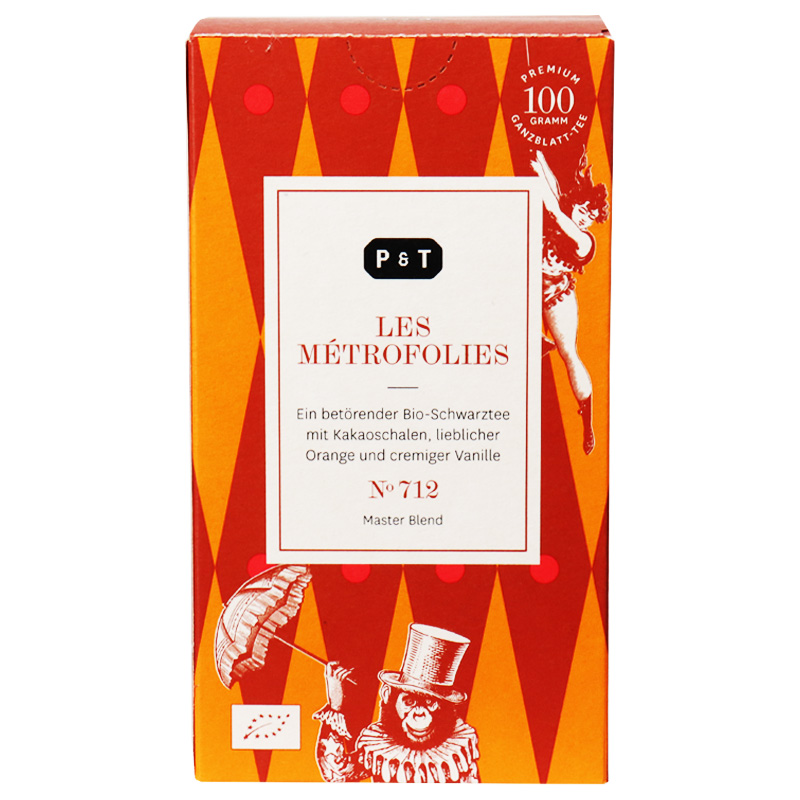 P & T - Paper & Tea BIO Schwarztee Les Métrofolies