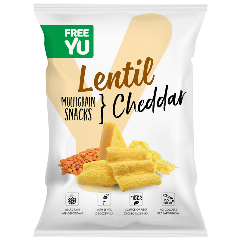 FREEYU Linsensnack mit Cheddar