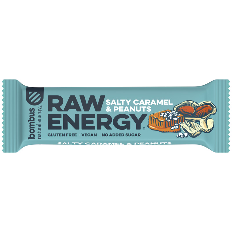 Bombus Raw Energy Salty Caramel & Peanuts
