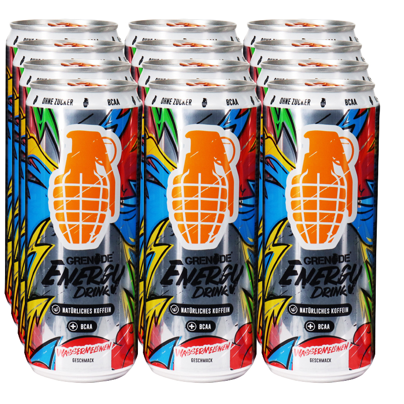 Grenade Energy Wassermelone, 12er Pack (EINWEG) zzgl. Pfand