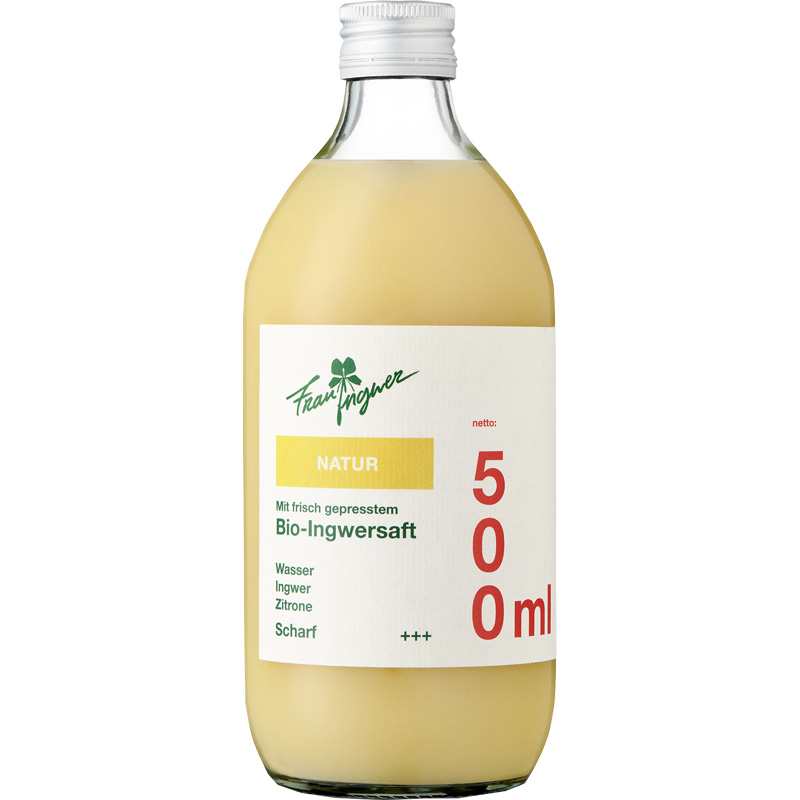 Frau Ingwer BIO Ingwersaft Natur, 500ml