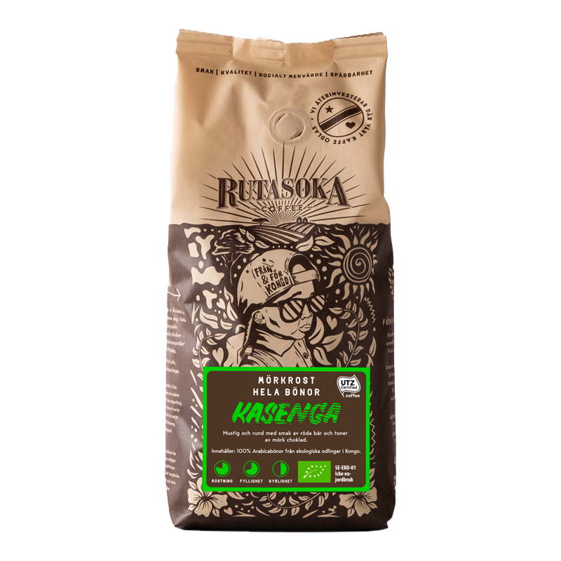 Rutasoka Coffee BIO Kaffee "Kasenga", ganze Bohnen