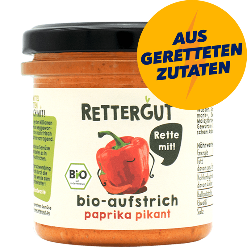 Rettergut BIO Aufstrich Paprika pikant