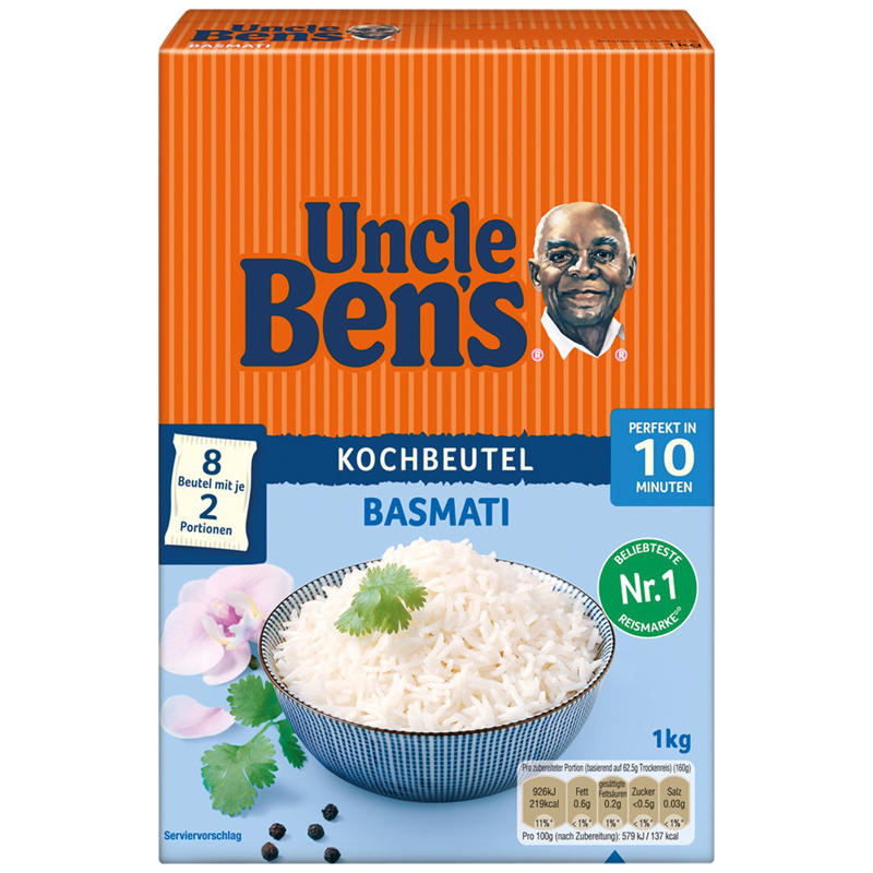 Uncle Ben’s® Basmati-Reis im Kochbeutel