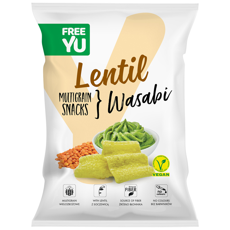 FREEYU Linsensnack mit Wasabi