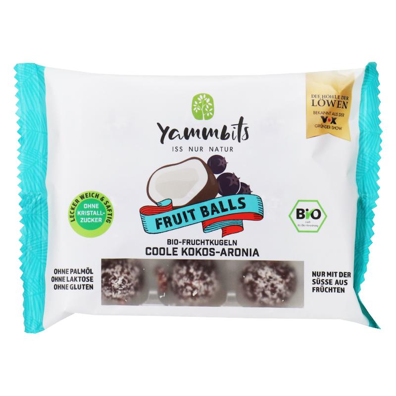 Yammbits BIO Fruchtkugeln Kokos-Aronia